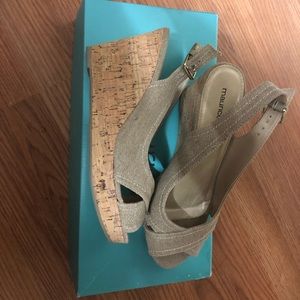 Tan wedges
